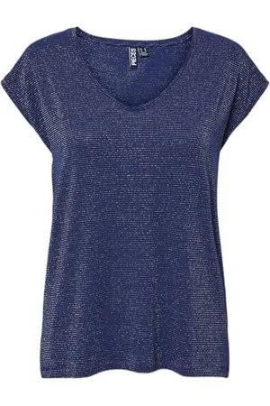 Pieces® Pcbillo Tee Lurex Stripes Noos Bc