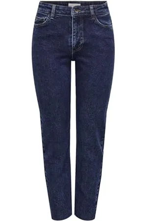 JDY Damen lullu Hwstraight ANK JNS Bl Noos Straight Fit Jeans, , 36/S/L