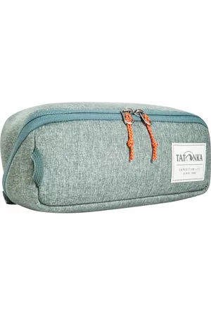 Tatonka Kulturbeutel Square Zip Pouch M (2L) - Aufklappbare Waschtasche mit 2 Reißverschluss-Netztaschen PFC/PFAS-frei - 10 x 25 x 9 cm