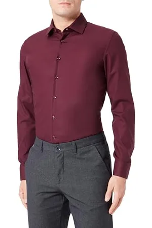 Seidensticker Herren Business Hemd Bügelfreies Hemd mit sehr schmalem Schnitt - X-Slim Fit - Langarm - Kent-Kragen, , 36