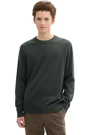 TOM TAILOR Herren Strickpullover aus Baumwolle, , XXL