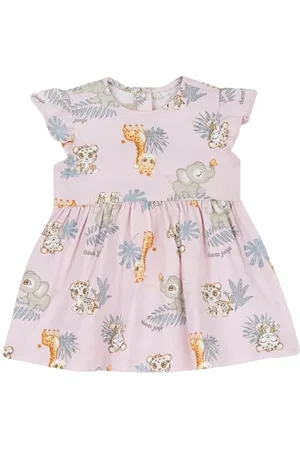 chicco Kleid Neugeborene, mit Bequemer Öffnung mit Knöpfen, aus Weicher Baumwolle, Waschbar in der Waschmaschine, Babykleidung 0-24 Monate, Entworfen in Italien
