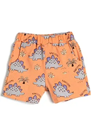 Koton Babyboys Dinosaur Printed Elastic Waistband Cotton Shorts, , 3-4 Jahre EU