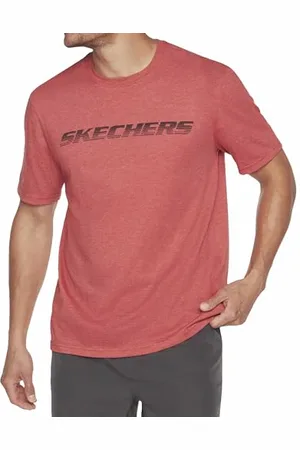Skechers Herren Motion Tee T-Shirt, Red