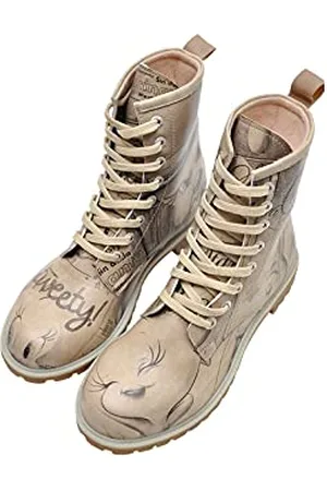 Dogo WB Vegane Damen Boots Stiefeletten - Tweety Sketch 39