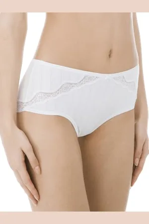Calida Etude Toujours Panty Damen, Regular Cut, aus hochwertiger Supima-Baumwolle, mit feinem Nadelzug