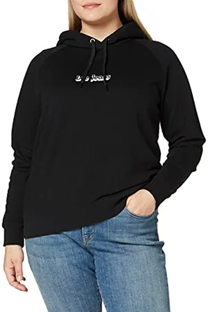 Lee Womens Hoodie Hooded Sweatshirt, Black, M