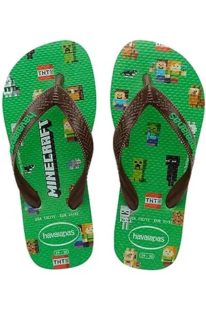 Havaianas Unisex Minecraft Flip flops, Blattgrün 41/42 EU