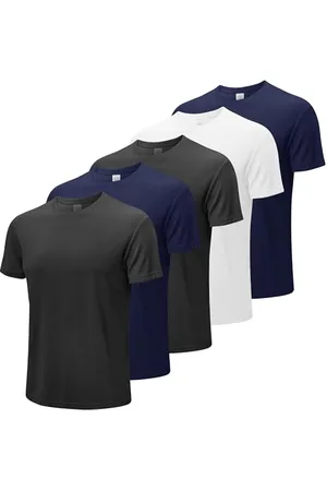 MEETWEE Herren T-Shirt Kurzarm Sommer Sports Tshirts Gym Fitness Männer Schnelltrocknend Atmungsaktiv Trainingsshirt Funktionsshirt Sportshirt