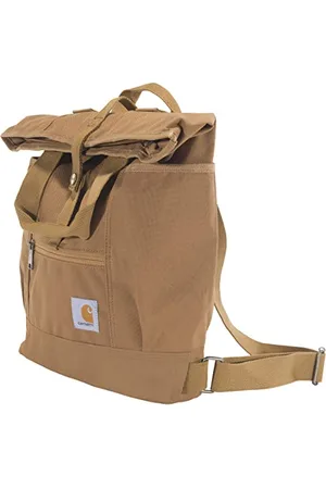 Carhartt Unisex-Erwachsene Umwandelbare Rucksacktasche, strapazierfähige Tragetasche mit verstellbaren Rucksackgurten und Laptop-Fach Rucksack Tote, Braun Brown, Einheitsgröße