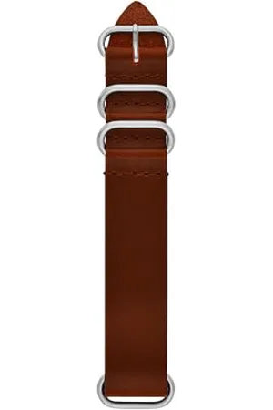 Fossil Herrenuhrenband 22 mm Leder braun, S221521