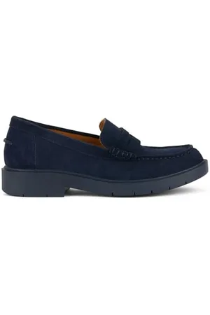 Geox Damen D SPHERICA EC1 A Loafer, Blue, 36 EU Weit