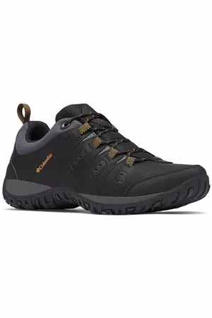 Columbia Woodburn 2 Wanderschuhe für Herren, Schwarz (Black/Goldenrod), 43.5 EU
