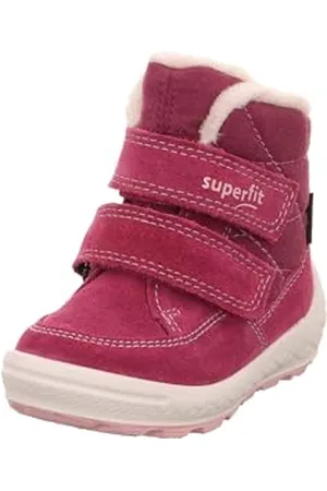 Superfit Mädchen GROOVY warm gefütterte Gore-Tex Stiefel, ROT/ROSA 5000