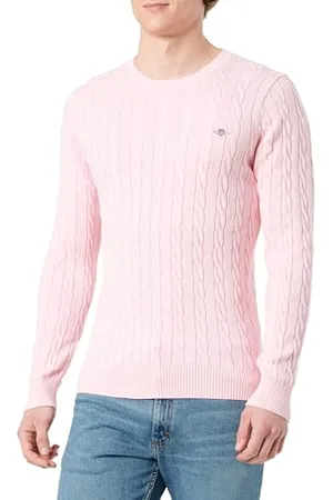 GANT Herren Cotton Cable C-Neck Pullover, , S EU