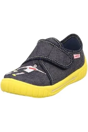 Superfit Jungen BILL Hausschuhe, BLAU/GELB 8070