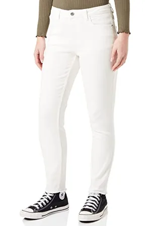 JDY ONLY Damen SONJA REG Skinny ANK White DNM Jeans, M/32
