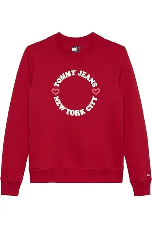 Tommy Hilfiger Damen Sweatshirt TJ X NYC Crewneck Regular Fit, , M