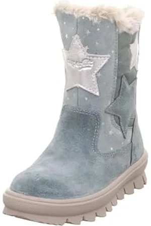 Superfit Flavia Schneestiefel, HELLGRÜN/Silber 7500, 34 EU Schmal