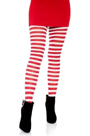 Leg Avenue Damen Stripe Leggings, , Einheitsgröße Große Größen EU