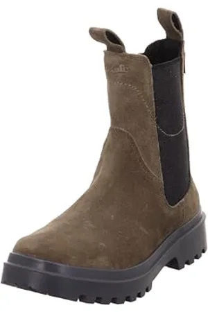 Superfit Mädchen ABBY leicht gefütterte Gore-Tex leicht gefütterte Gore-Tex Chelsea-Stiefel, GRÜN/SCHWARZ 7000, 28