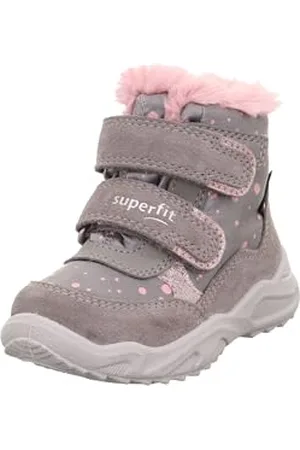 Superfit Mädchen GLACIER warm gefütterte Gore-Tex Stiefel, GRAU/ROSA 2500