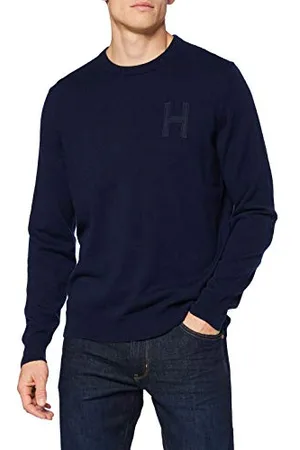 Hackett Herren Lambswool HZIP Sweater, , SMALL