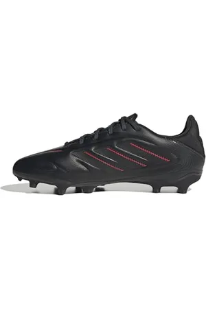 adidas Unisex COPA Pure III League FG/MG Football Boots Kids Sneaker, core Black/Carbon/Lucid red, 37 1/3 EU