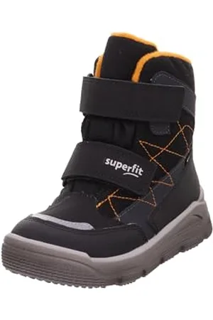 Superfit Mars warm gefütterte Gore-Tex Schneestiefel, SCHWARZ/ORANGE 0000, 27 EU