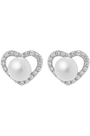 ORPHELIA Damen-Ohrstecker Perle - ZO-7233