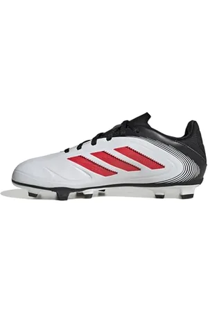 adidas COPA Pure III Club FG/MG Football Boots Kids Fußballschuhe, Cloud White/Lucid Red/Core Black, 32 EU
