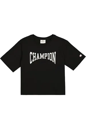 Champion Mädchen Legacy Graphic Shop G (405025) -Crewneck Kurzarm Shirt, , 3-4 Years