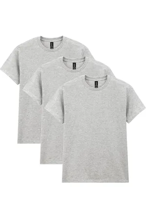 Gildan Uni-Erwachsene Heavy Cotton, Style G5000, Multipack T-Shirt, Sport Grey (3er-Pack), XX-Large