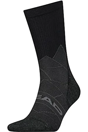 Head Unisex Crew Socken, Schwarz/Rot, 35/38