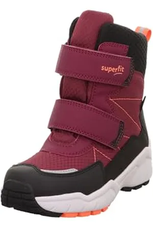 Superfit Mädchen CULUSUK 2.0 warm gefütterte Gore-Tex Stiefel, ROT/SCHWARZ 5000