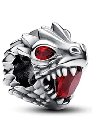 PANDORA Moments Game of Thrones Drachen Charm aus Sterling Silber mit Kristallen, Kompatibel Moments Armbändern, 793141C01