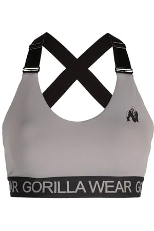 Gorilla Wear Colby Sports Bra - - Sport-BH Bodybuilding Fitness Tight Fit Oberteil Unterwäsche Starker Halt Yoga Alltag Bustier, XL