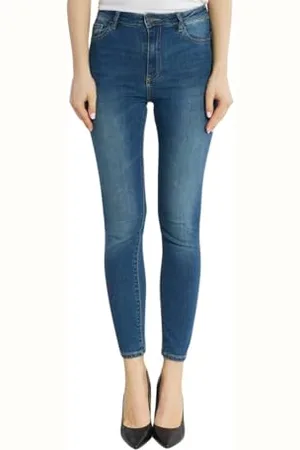 Armani Exchange Damen J24 Super Skinny High Rise Stretch Cotton Denim Jeans, , 29 EU