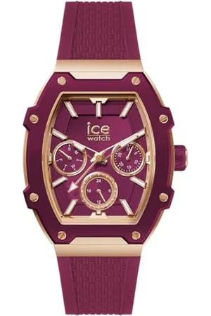 Ice-Watch Ice Watch - Ice boliday Magenta Alu - Damenuhr aus Aluminium mit Silikonarmband - 023806 (Small)