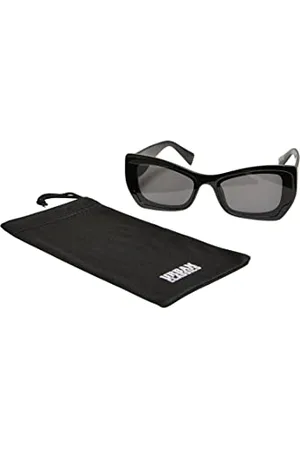Urban classics Unisex Sonnenbrille Sunglasses Tokio mit Aufbewahrungshülle, Cateye-Form, UV 400 Schutz, erhältlich in black, one size