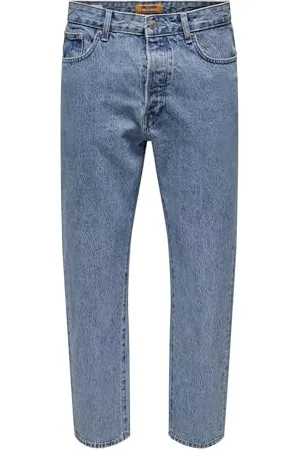 Only & Sons Herren ONSTYE Loose Tape. LB 8836 AZG DNM Jeans, , 36W x 34L