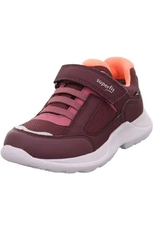 Superfit Mädchen Rush Sneaker, ROT/ORANGE 5000, 28
