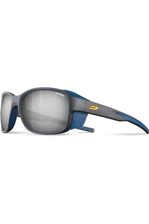 Julbo Unisex Monterosa 2 Sunglasses, Schwarz/Blau/Orange, Einheitsgröße