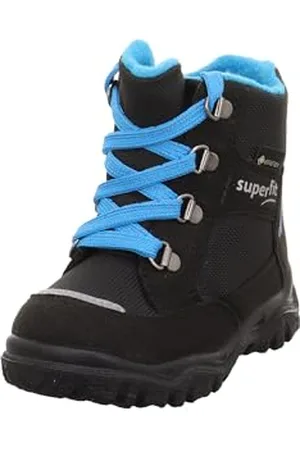 Superfit Jungen - Schuhe HUSKY1 Boot, Modern, SCHWARZ/HELLBLAU 0000, 28
