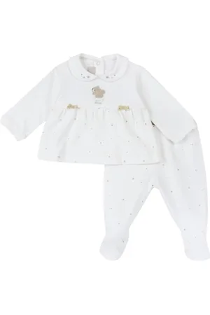 chicco Baby Anzug Set 0-24 Monate mit Bequemer Öffnung, aus Warmem und Weichem Chenille, Waschbar in der Waschmaschine, Baby Anzug für Mädchen und Jungen, 0-24 Monate, GeschenkIdeen