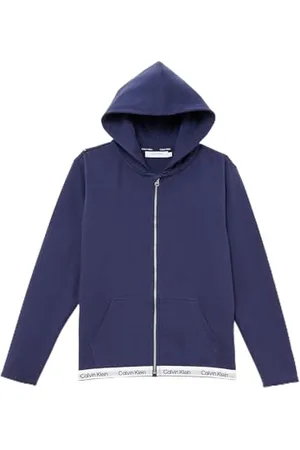 Calvin Klein Jeans Ls Zip Up Hoodie Andere Oberteile für Lounge und Schlafbekleidung Unisex Kinder, , 10-12 jahre