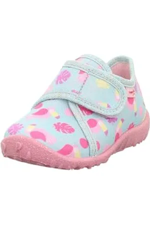 Superfit Spotty Hausschuh, Grün/Mehrfarbig 7550, 23 EU