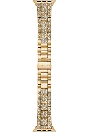 Michael Kors Damenband Apple Watch 38 mm 40 mm 41 mm Edelstahl goldfarben, MKS8041