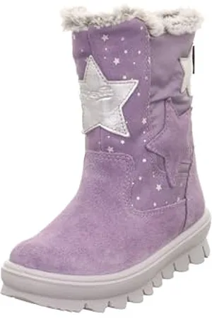 Superfit Mädchen FLAVIA warm gefütterte Gore-Tex Stiefel, LILA/SILBER 8510