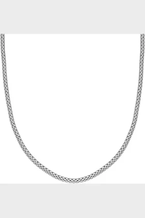 Skagen Collier chaîne Tov Mesh, en acier inoxydable, argenté, pour homme, SKJM0234040